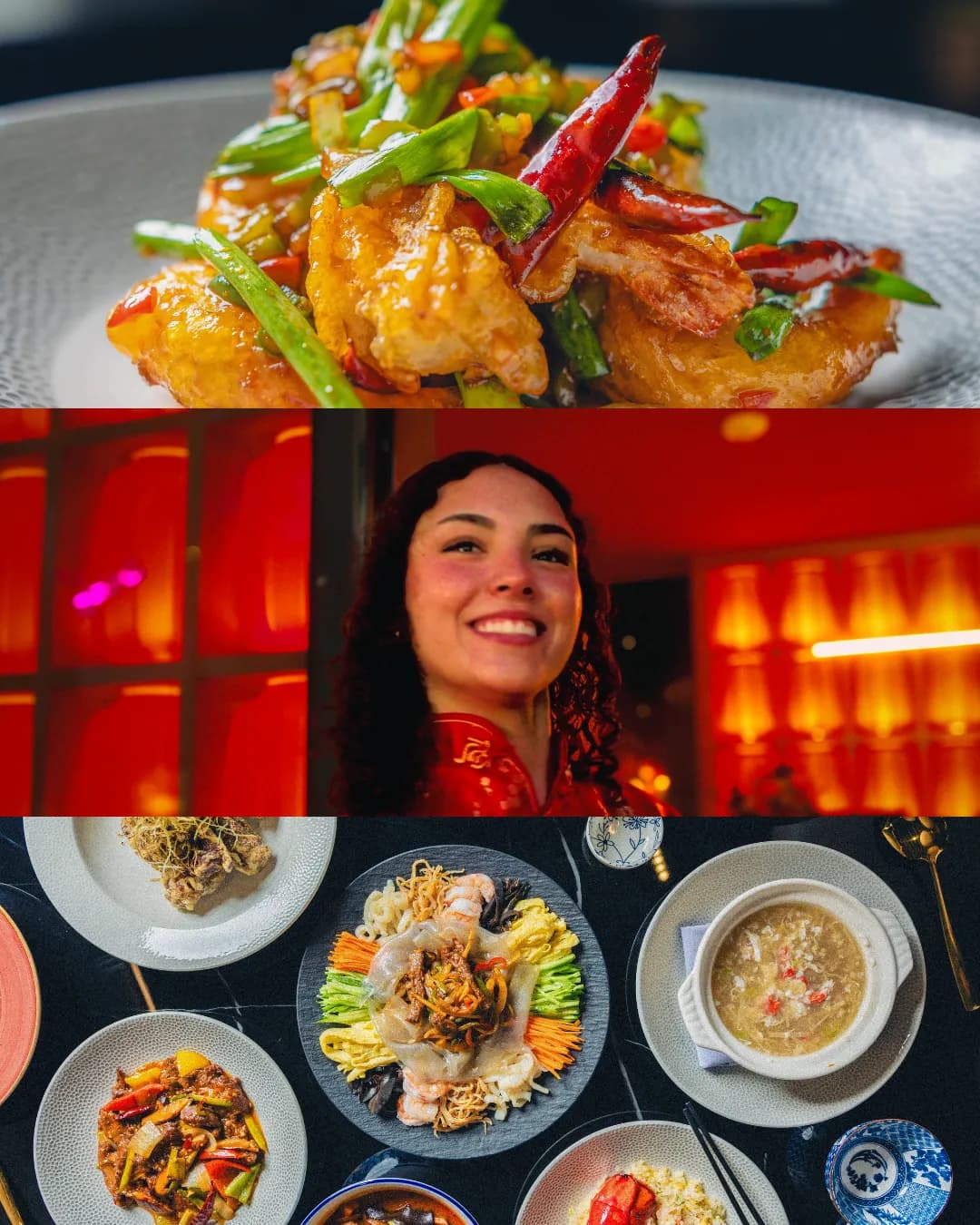 Restaurant campaign collage